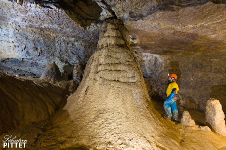 La grande stalagmite, oct. 2019