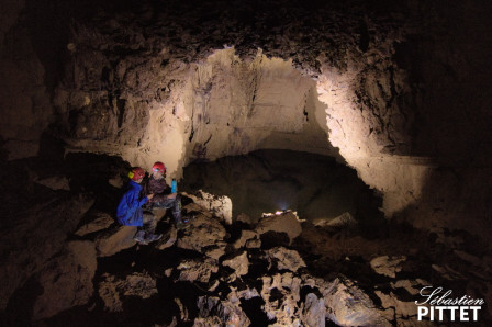Pic-Nic proche du Siphon des Blocs N°1, Grottes de Vallorbe, août 2019